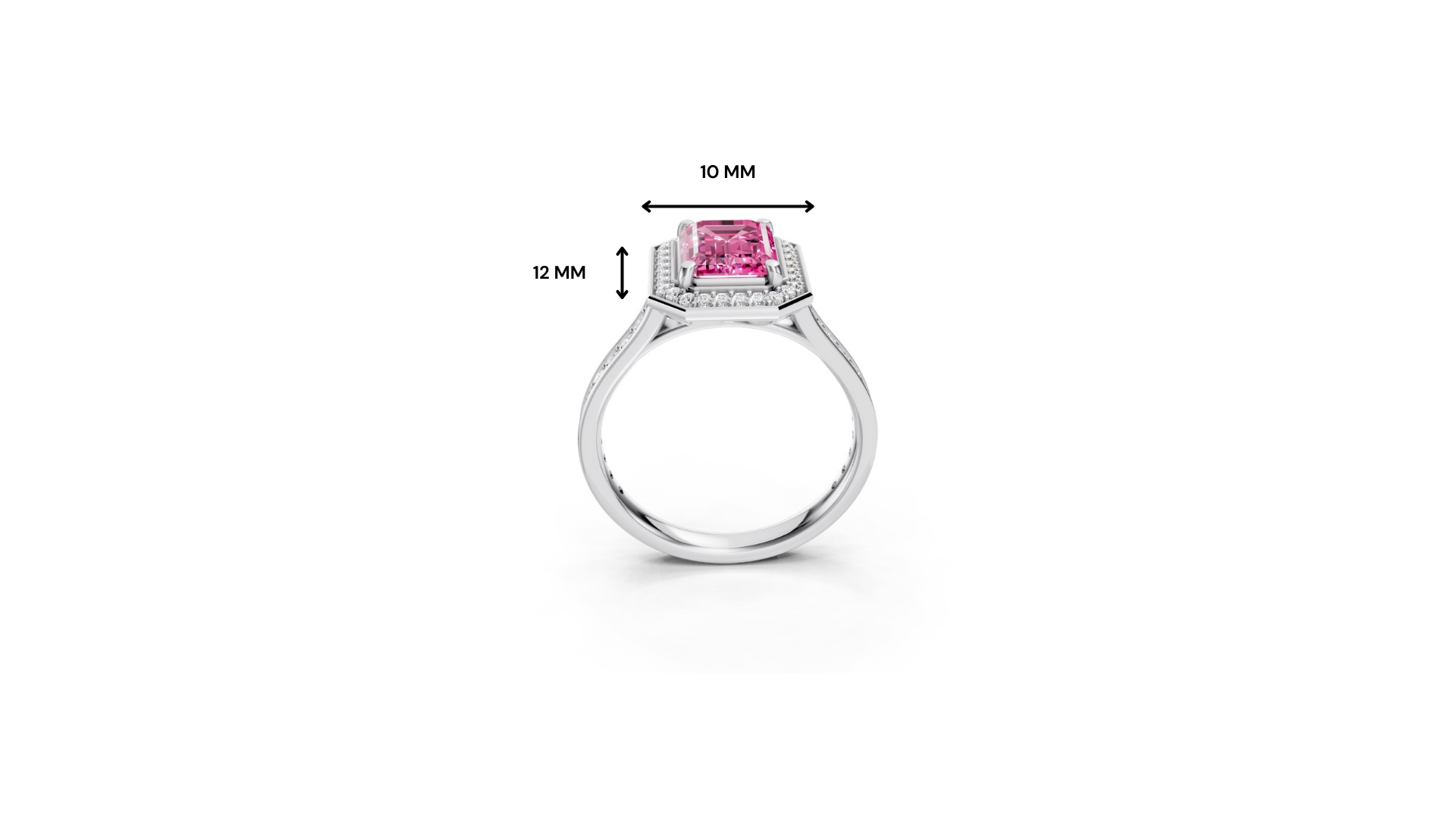 Pink Sapphire Roselight Blush Ring