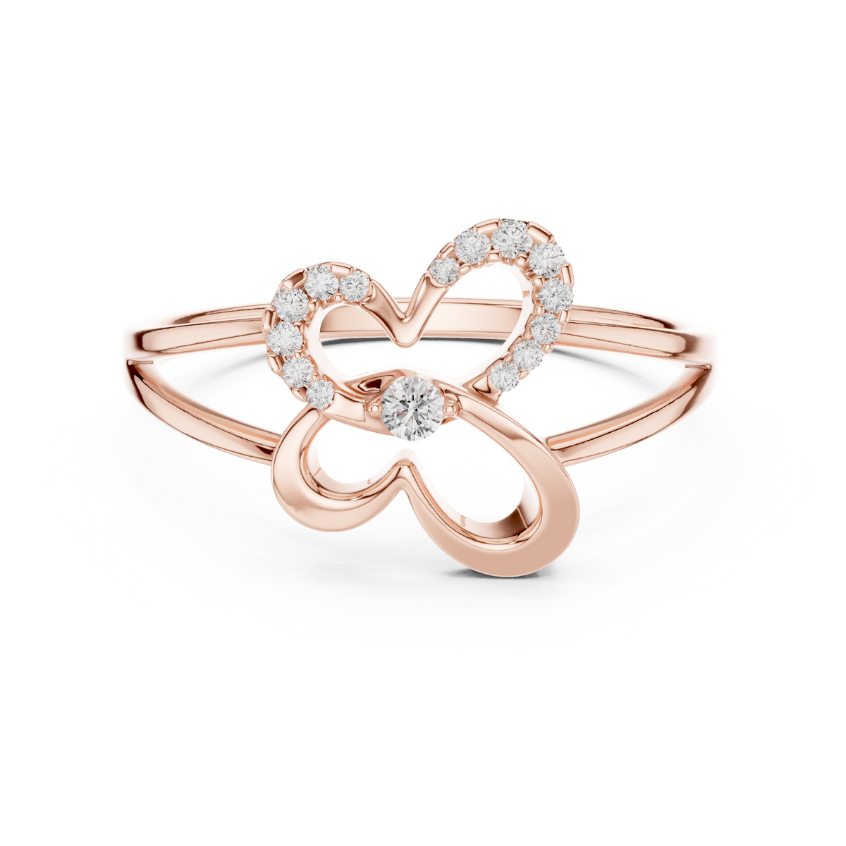 Bow Knot Diamond Ring