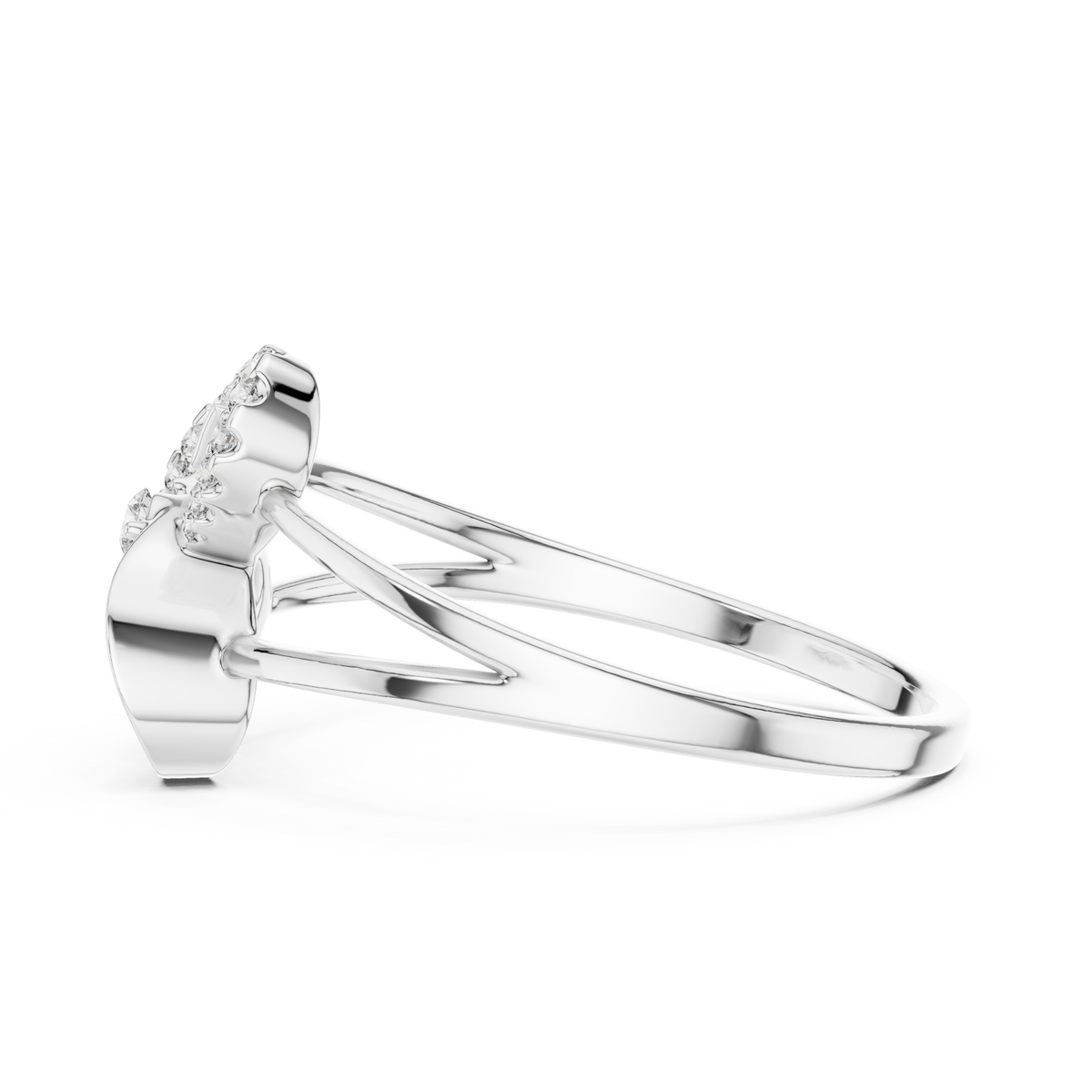 Bow Knot Diamond Ring