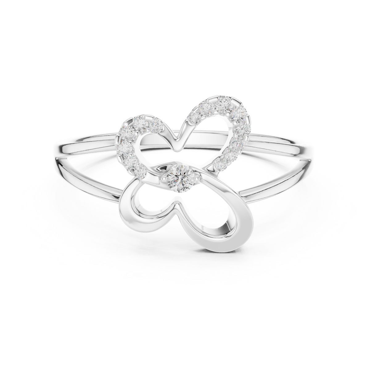 Bow Knot Diamond Ring