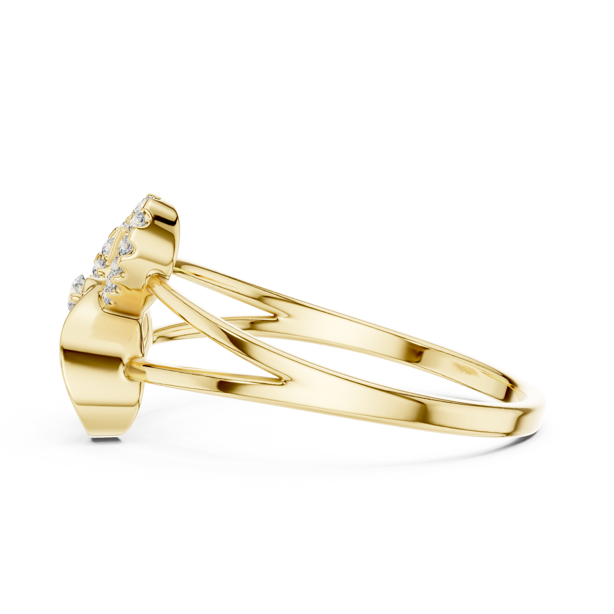 Bow Knot Diamond Ring
