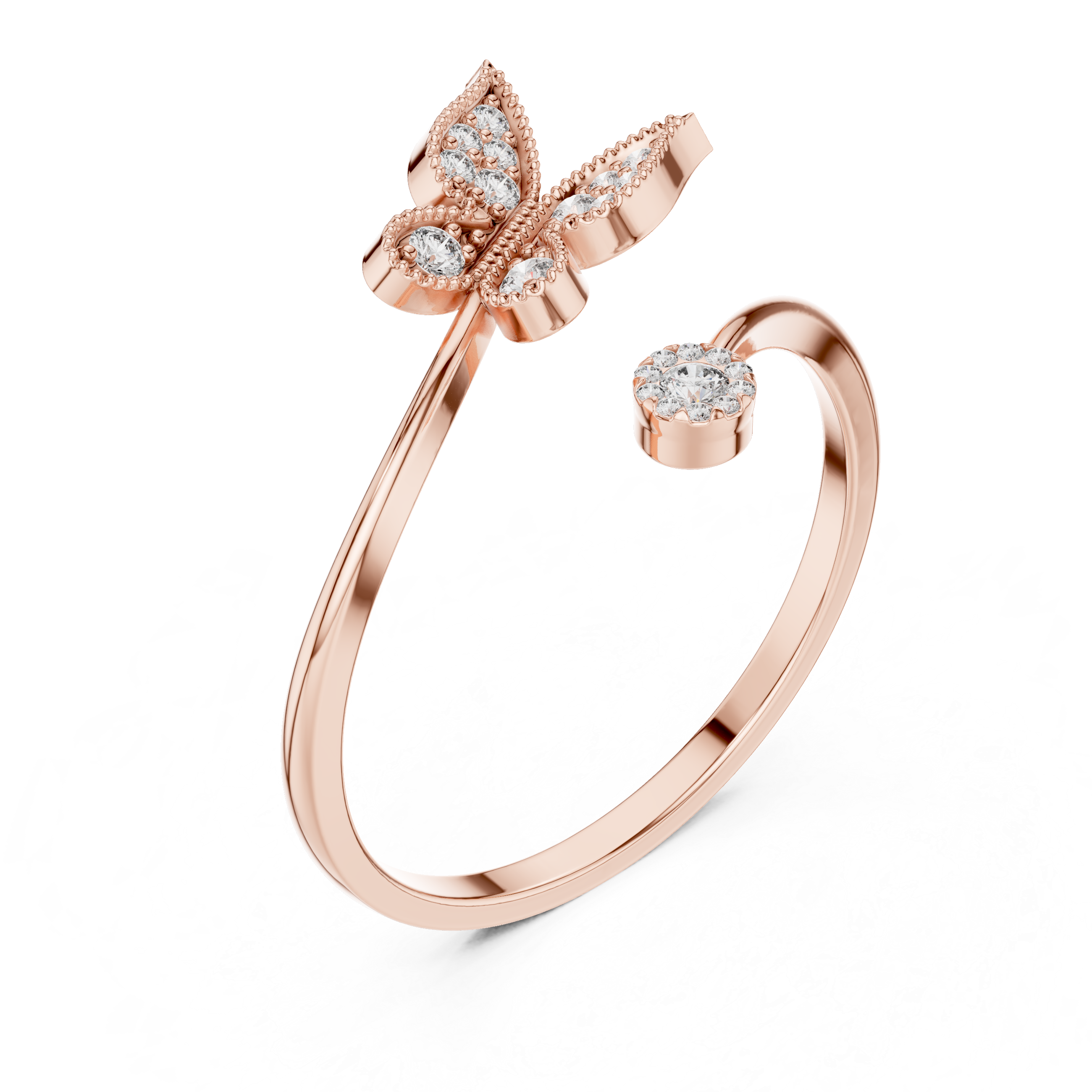Flutter Bloom Diamond Ring