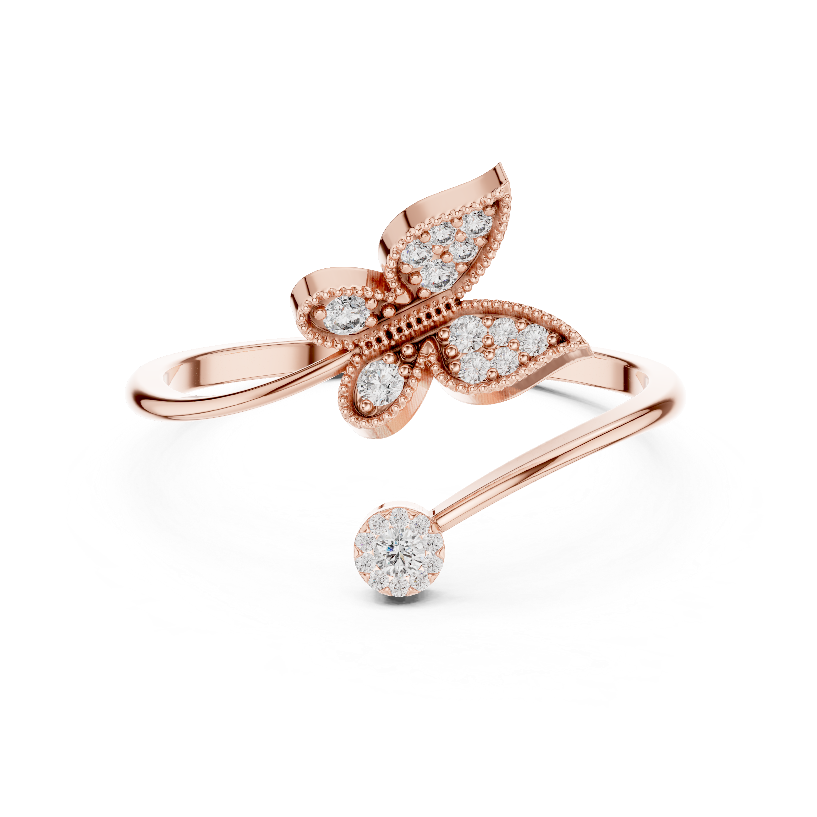 Flutter Bloom Diamond Ring
