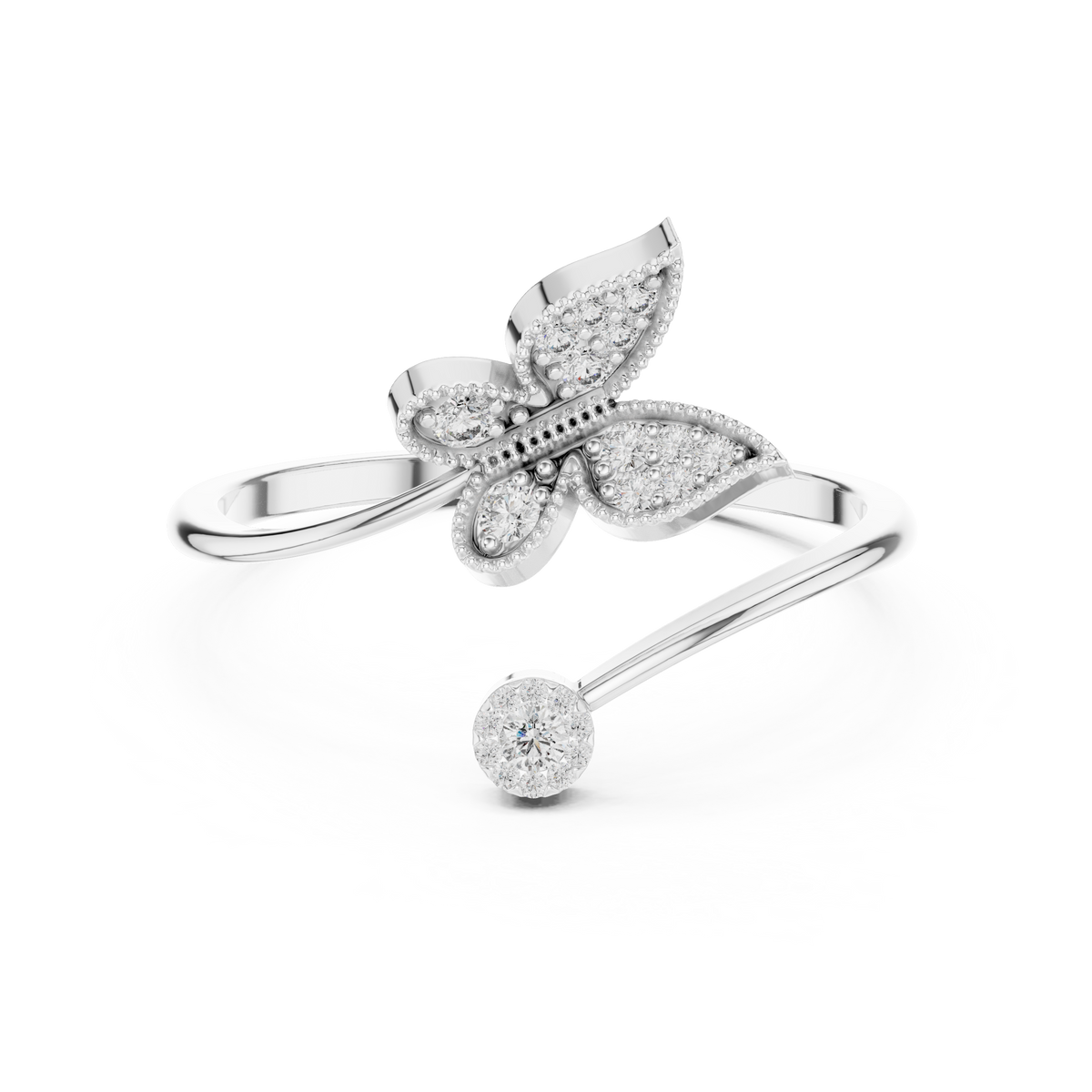 Flutter Bloom Diamond Ring