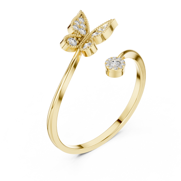 Flutter Bloom Diamond Ring