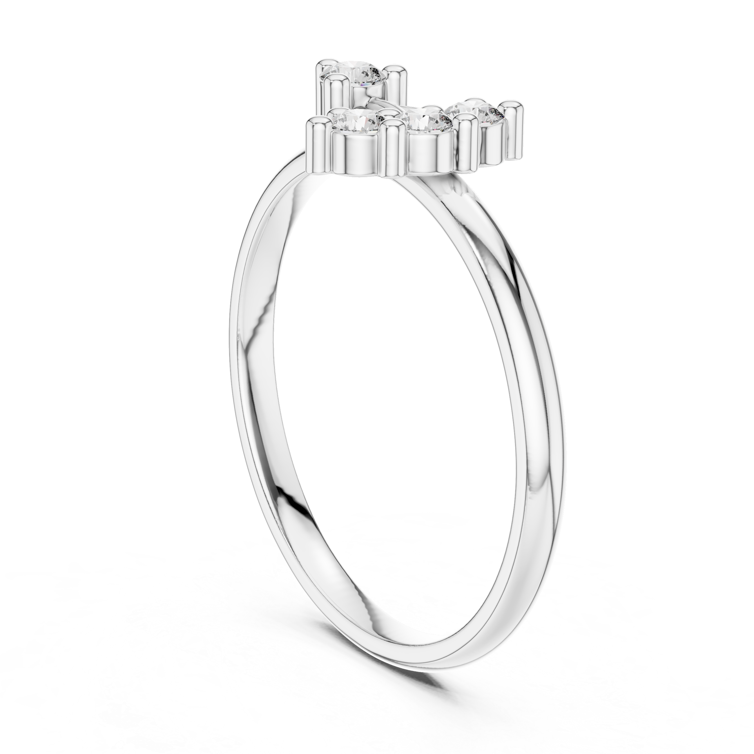 Shooting Star Diamond Ring