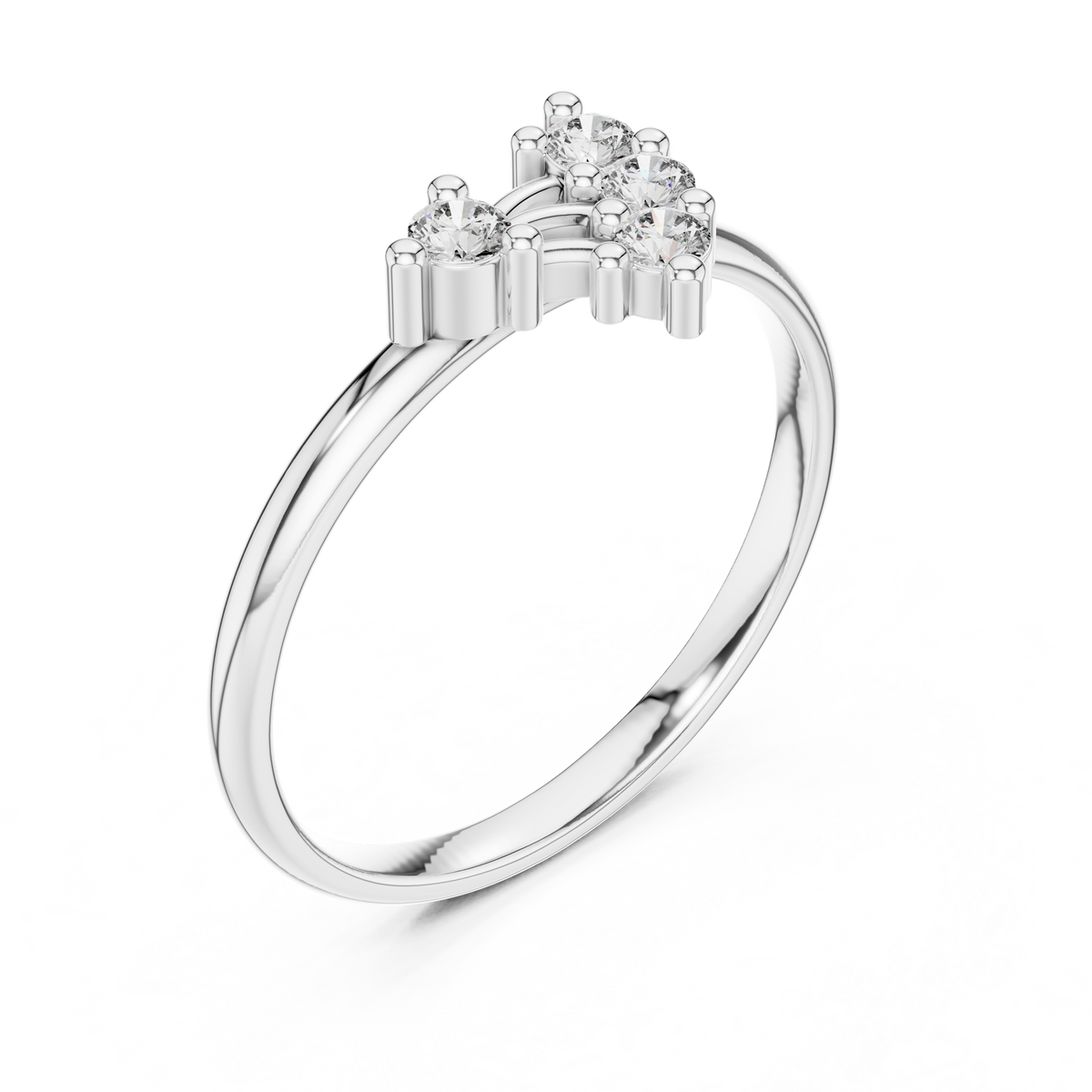 Shooting Star Diamond Ring