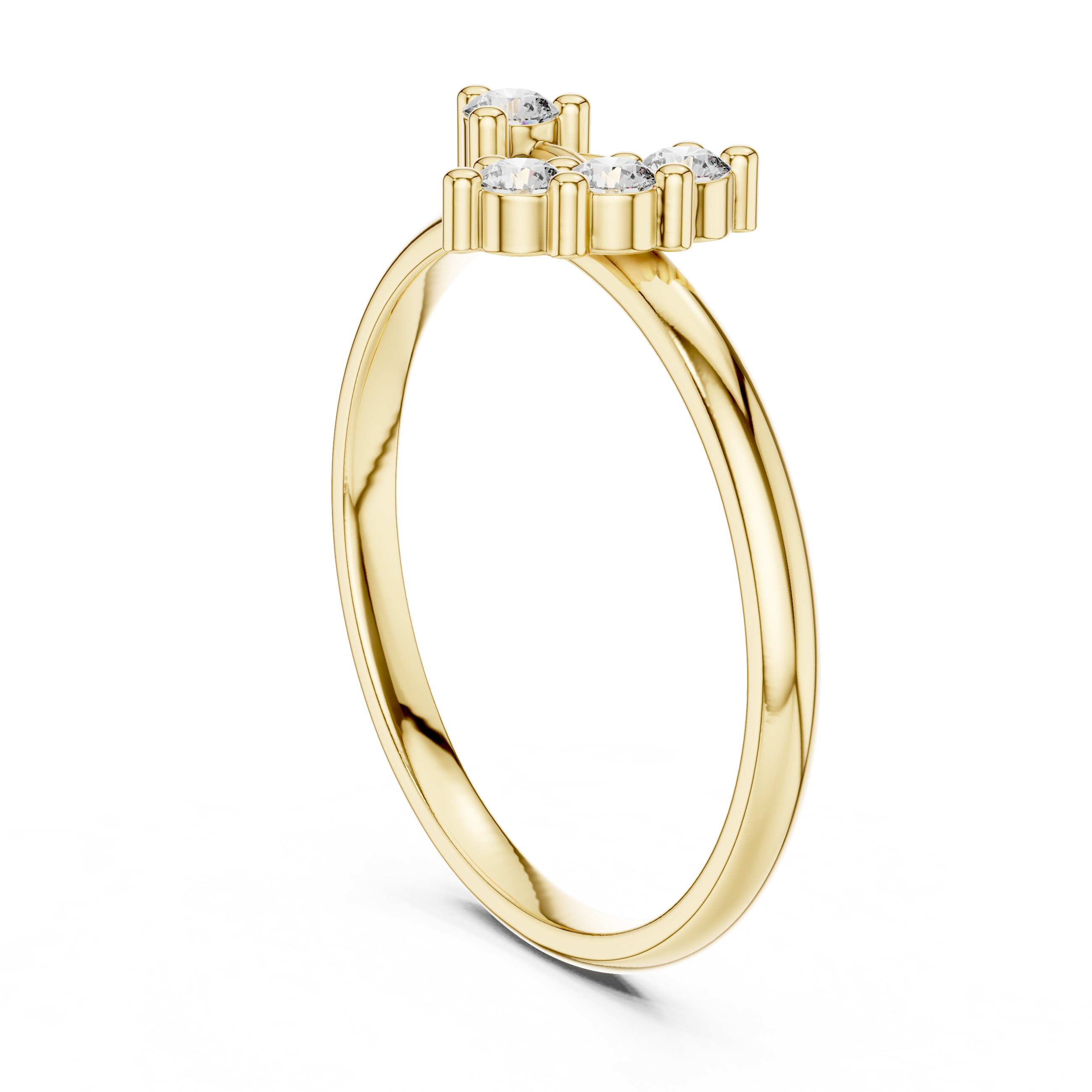 Shooting Star Diamond Ring