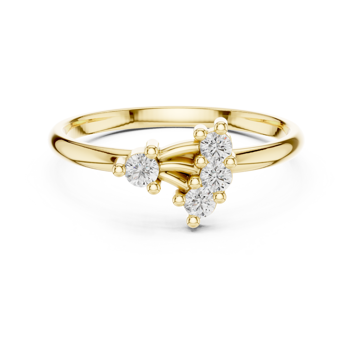 Shooting Star Diamond Ring