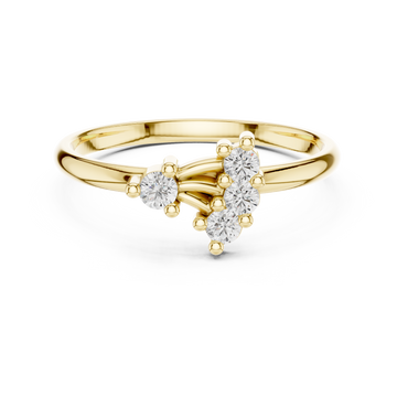 Shooting Star Diamond Ring