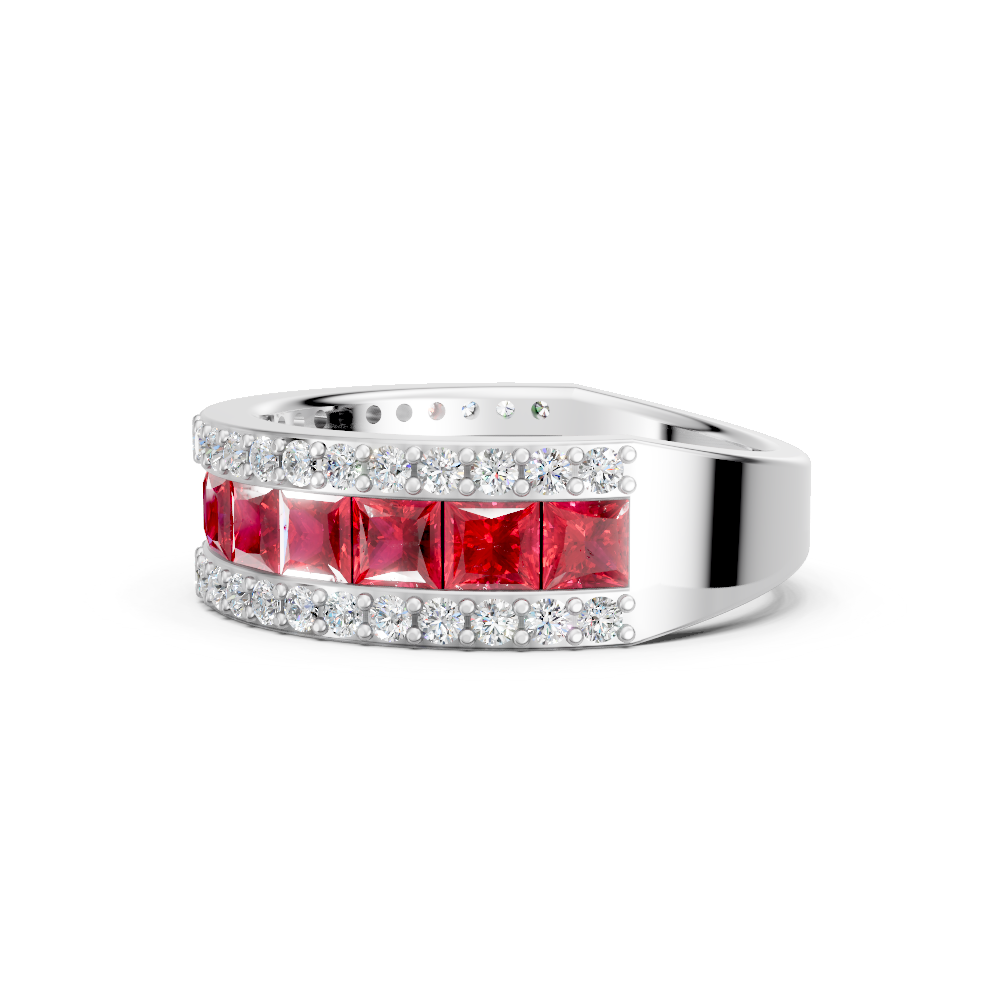 Ruby Eternity Band Ring