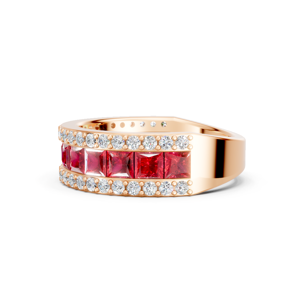 Ruby Eternity Band Ring