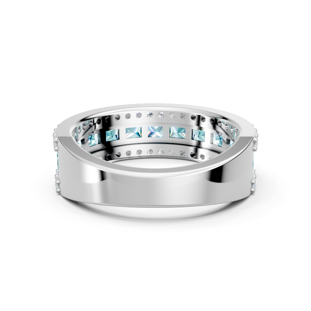 Paraiba Tourmaline Eternity Band Ring