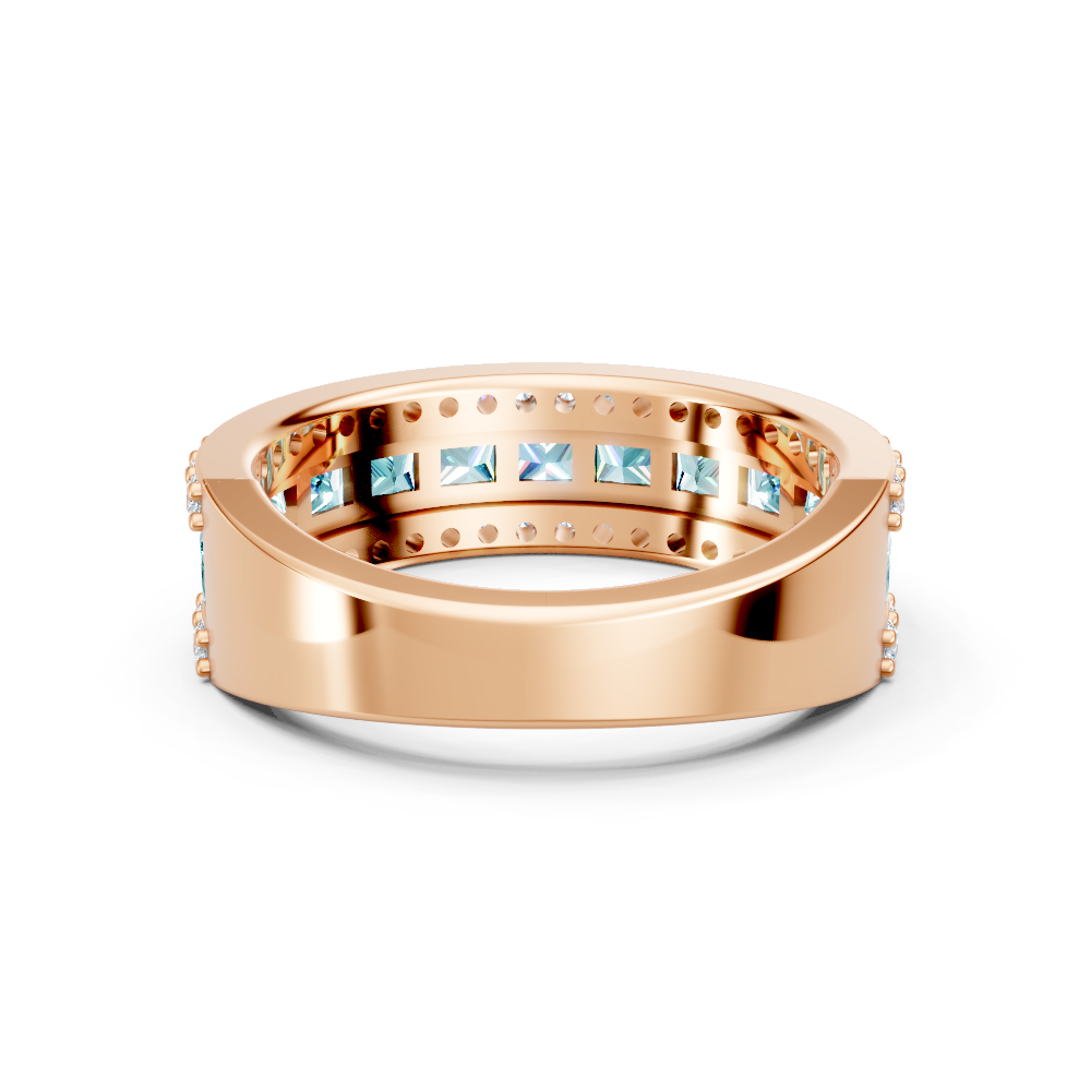 Paraiba Tourmaline Eternity Band Ring